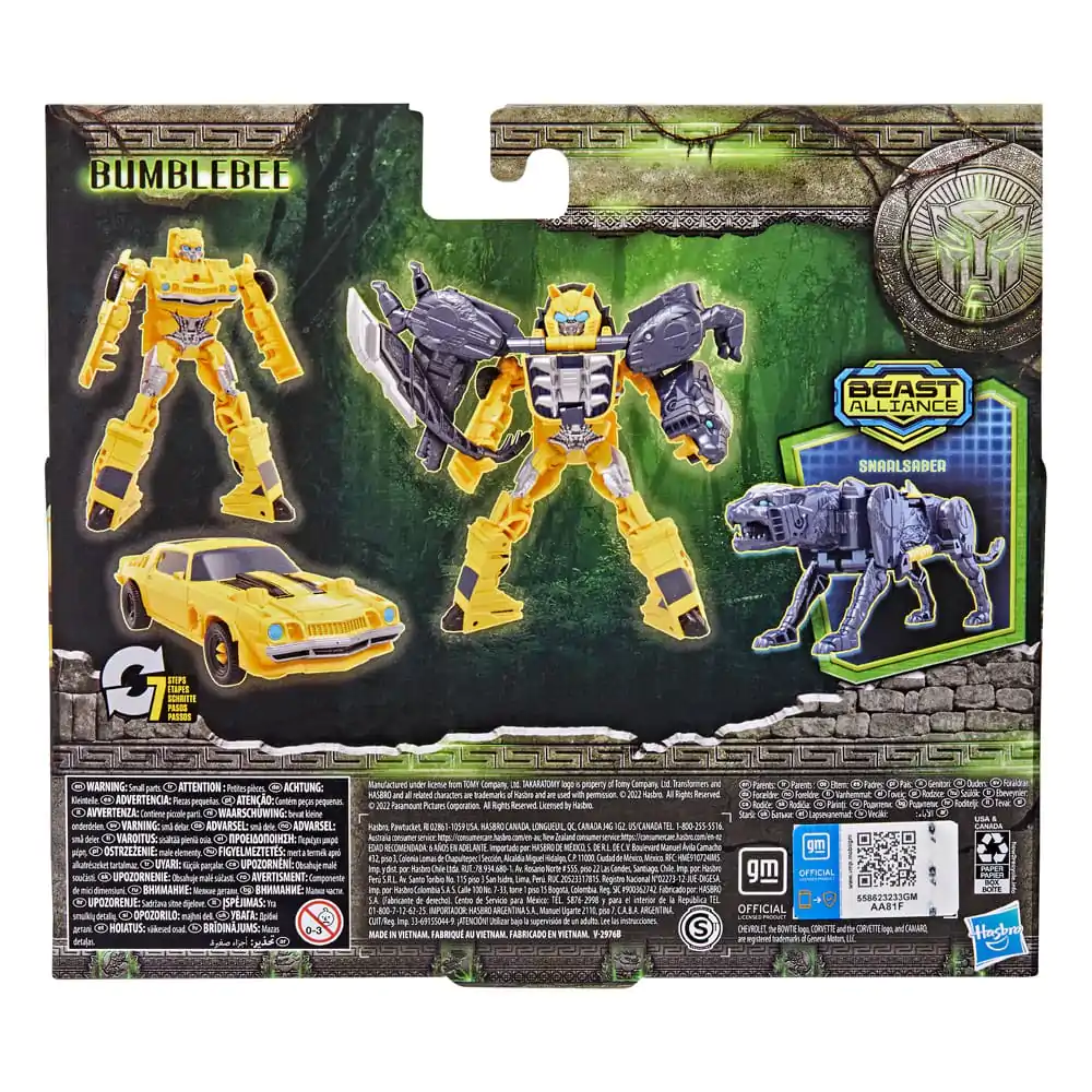 Transformers: Aufstieg der Bestien Beast Alliance Combiner Actionfiguren 2er-Pack Bumblebee &amp; Snarlsaber 13 cm Produktfoto