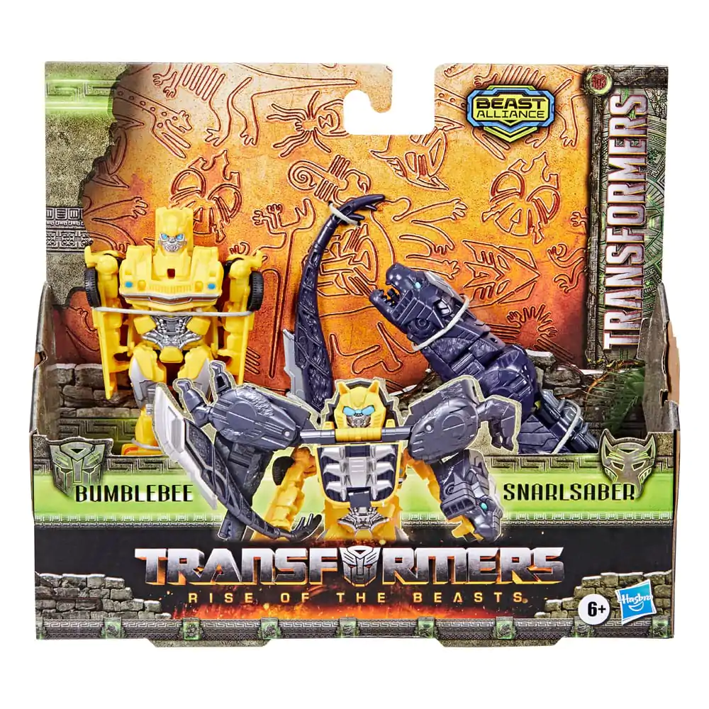 Transformers: Aufstieg der Bestien Beast Alliance Combiner Actionfiguren 2er-Pack Bumblebee &amp; Snarlsaber 13 cm Produktfoto