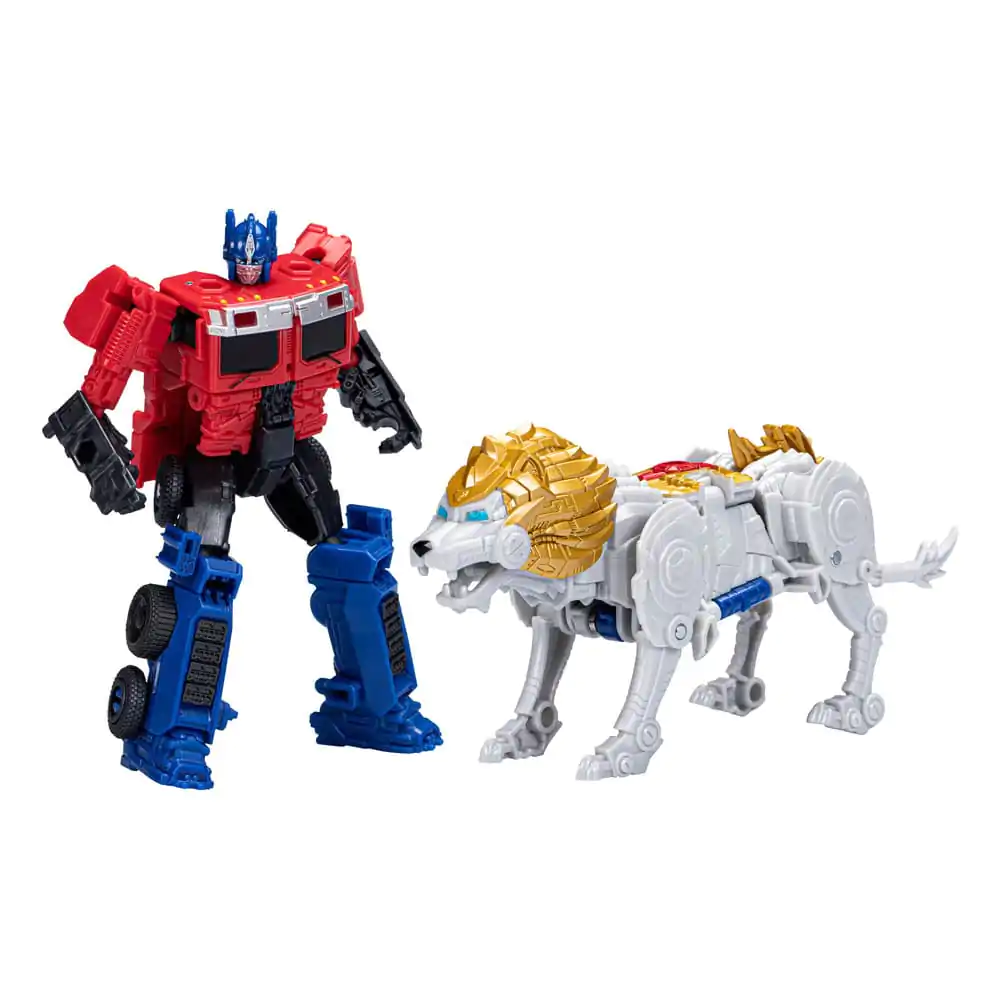 Transformers: Aufstieg der Bestien Beast Alliance Combiner Actionfiguren 2er-Pack Optimus Prime &amp; Lionblade 13 cm Produktfoto