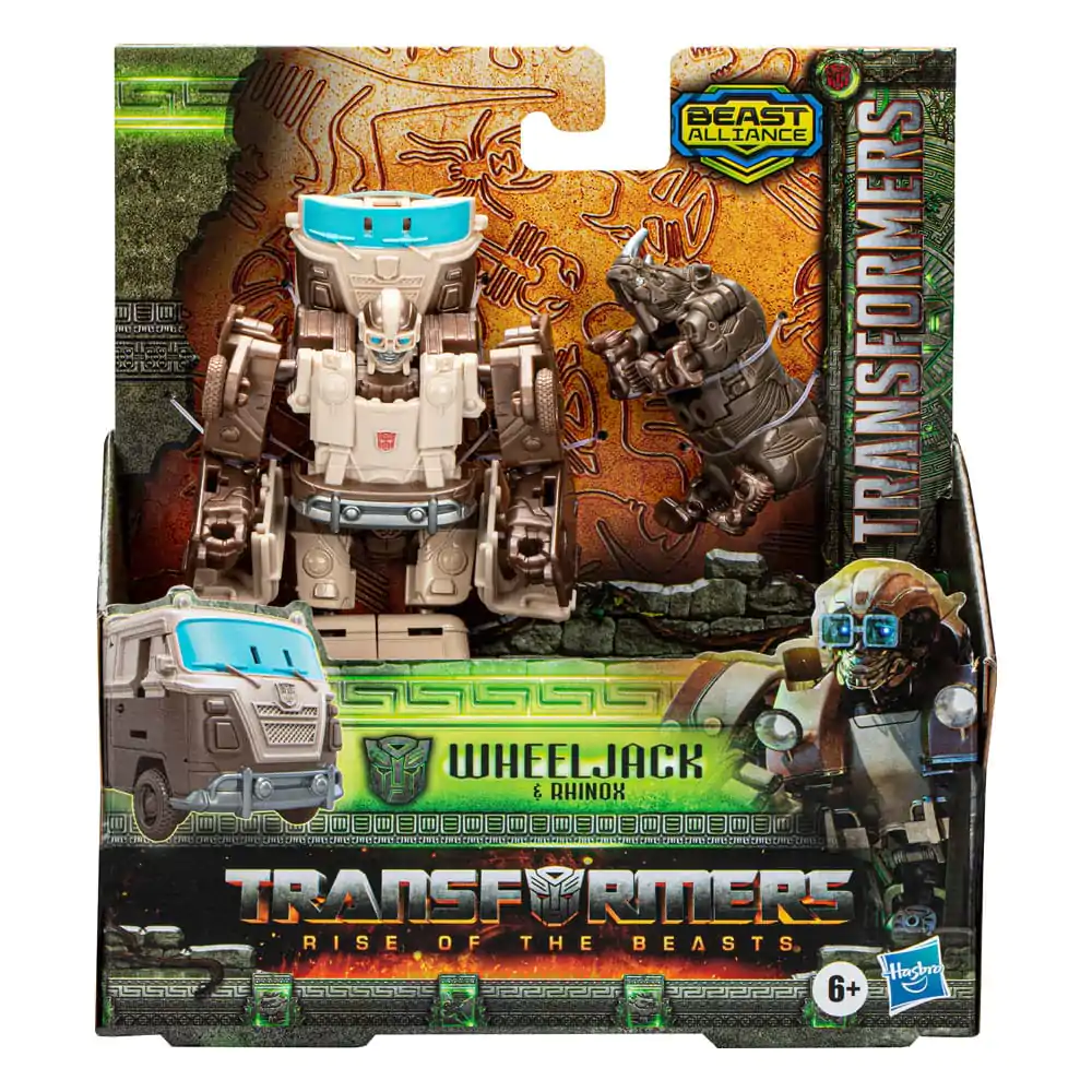 Transformers: Aufstieg der Bestien Beast Alliance Weaponizer Actionfiguren 2er-Pack Wheeljack &amp; Rhinox 13 cm Produktfoto