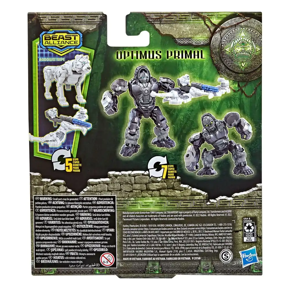 Transformers: Aufstieg der Bestien Beast Alliance Weaponizer Actionfiguren 2er-Pack Optimus Primal &amp; Arrowstripe 13 cm Produktfoto