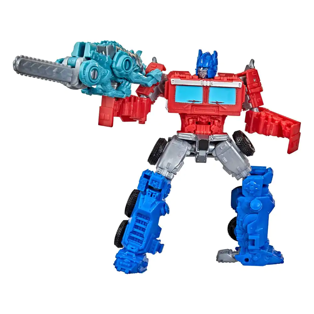 Transformers: Aufstieg der Bestien Beast Alliance Weaponizer Actionfiguren 2er-Pack Optimus Prime &amp; Chainclaw 13 cm Produktfoto