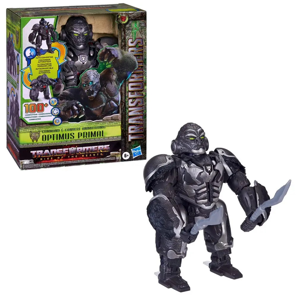 Transformers: Aufstieg der Bestien Elektronische Figur Command & Convert Animatronic Optimus Primal 32 cm Produktfoto