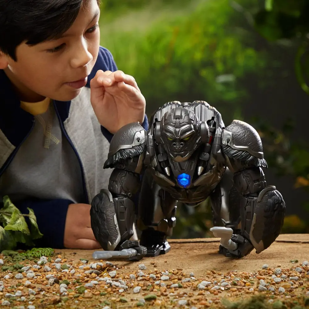 Transformers: Aufstieg der Bestien Elektronische Figur Command & Convert Animatronic Optimus Primal 32 cm Produktfoto