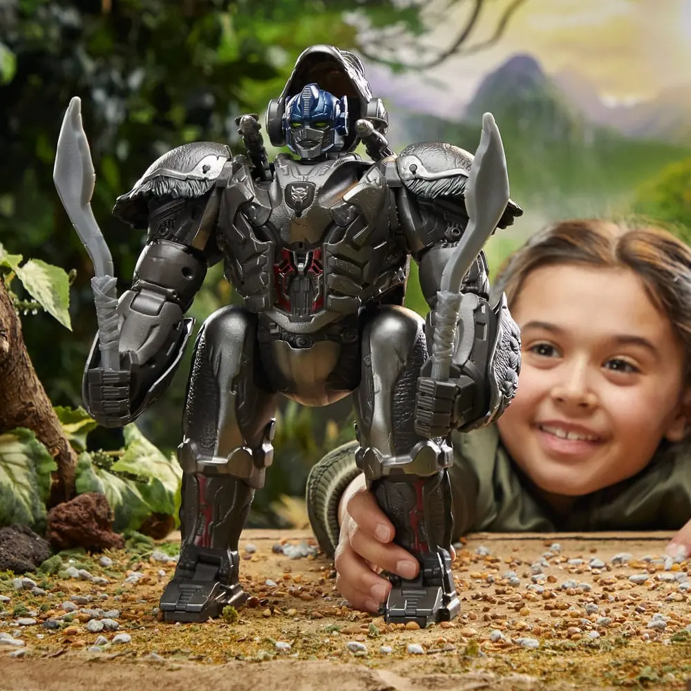 Transformers: Aufstieg der Bestien Elektronische Figur Command & Convert Animatronic Optimus Primal 32 cm Produktfoto