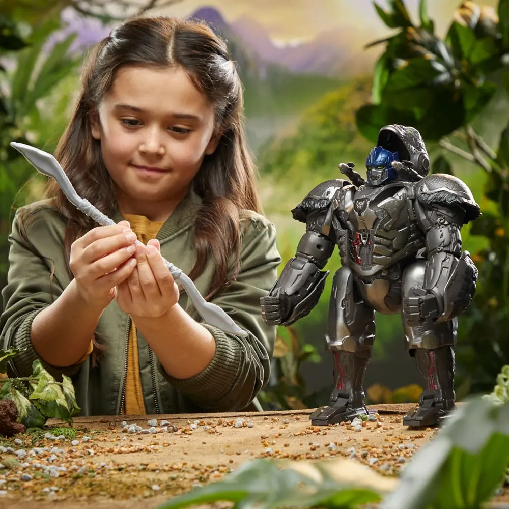 Transformers: Aufstieg der Bestien Elektronische Figur Command & Convert Animatronic Optimus Primal 32 cm Produktfoto