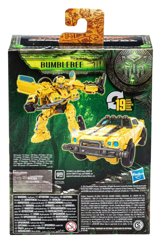 Transformers: Aufstieg der Bestien Deluxe Class Actionfigur Bumblebee 13 cm Produktfoto