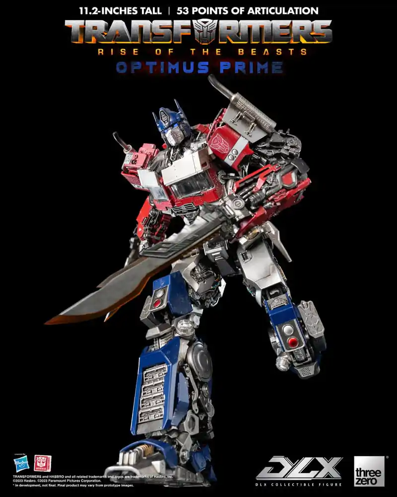 Transformers: Rise of the Beasts DLX Actionfigur 1/6 Optimus Prime 28 cm Produktfoto