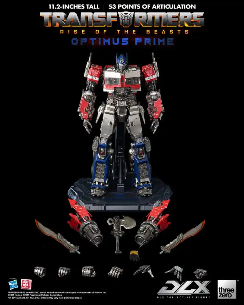 Transformers: Rise of the Beasts DLX Actionfigur 1/6 Optimus Prime 28 cm Produktfoto