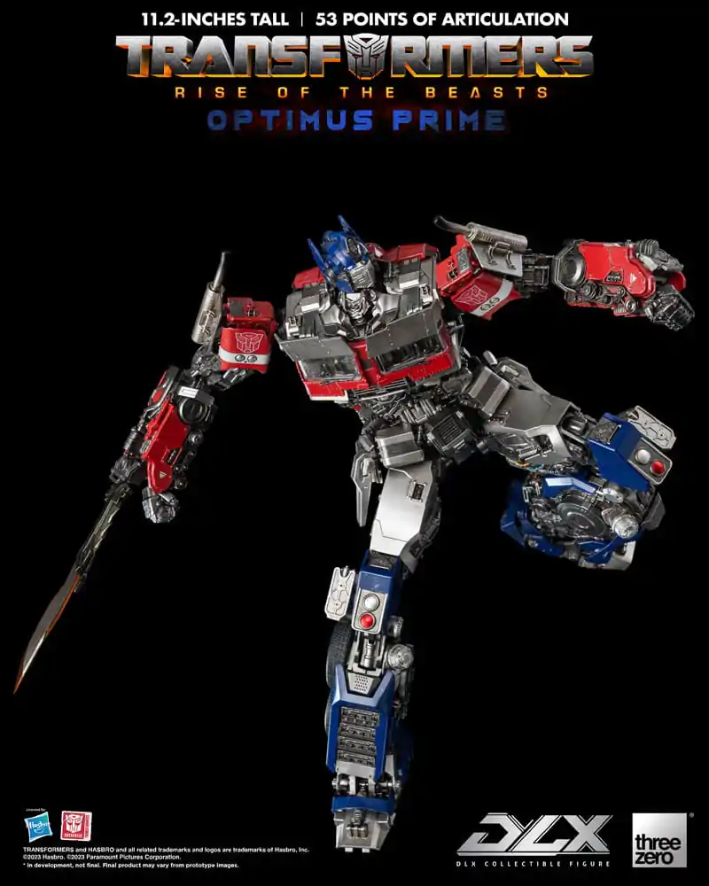 Transformers: Rise of the Beasts DLX Actionfigur 1/6 Optimus Prime 28 cm Produktfoto