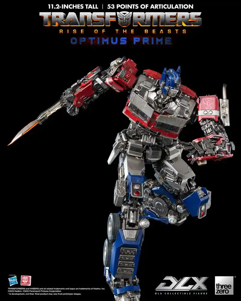 Transformers: Rise of the Beasts DLX Actionfigur 1/6 Optimus Prime 28 cm Produktfoto