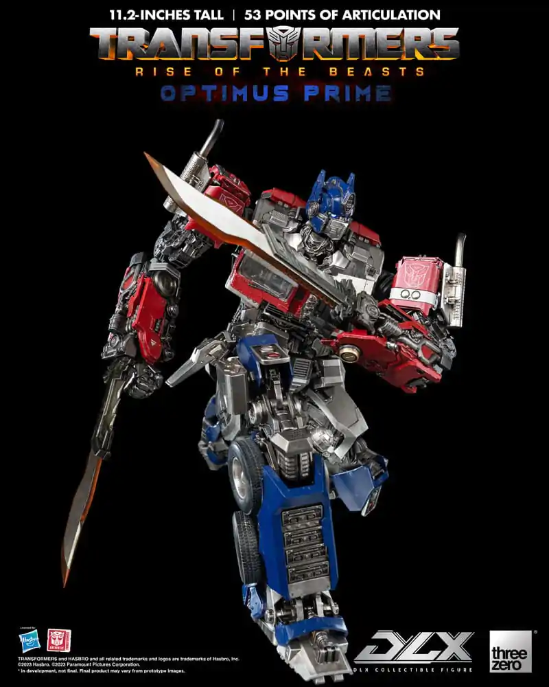 Transformers: Rise of the Beasts DLX Actionfigur 1/6 Optimus Prime 28 cm Produktfoto