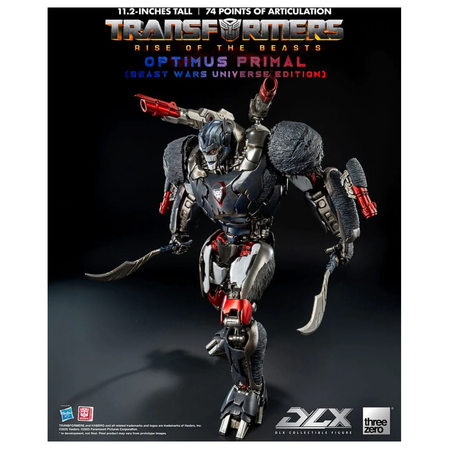 Transformers: Rise of the Beasts DLX Action-Figur Optimus Primal (Beast Wars Universe Edition) 29 cm Produktfoto