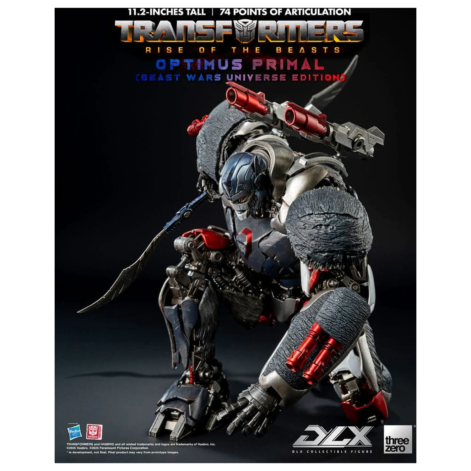 Transformers: Rise of the Beasts DLX Action-Figur Optimus Primal (Beast Wars Universe Edition) 29 cm Produktfoto