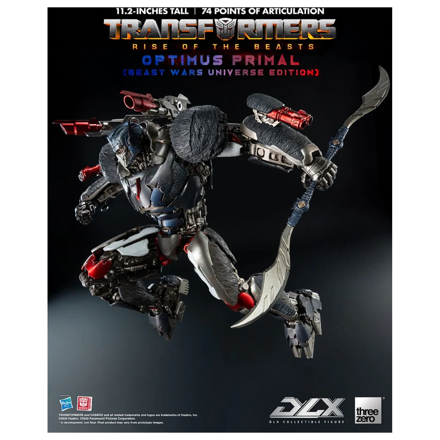 Transformers: Rise of the Beasts DLX Action-Figur Optimus Primal (Beast Wars Universe Edition) 29 cm Produktfoto