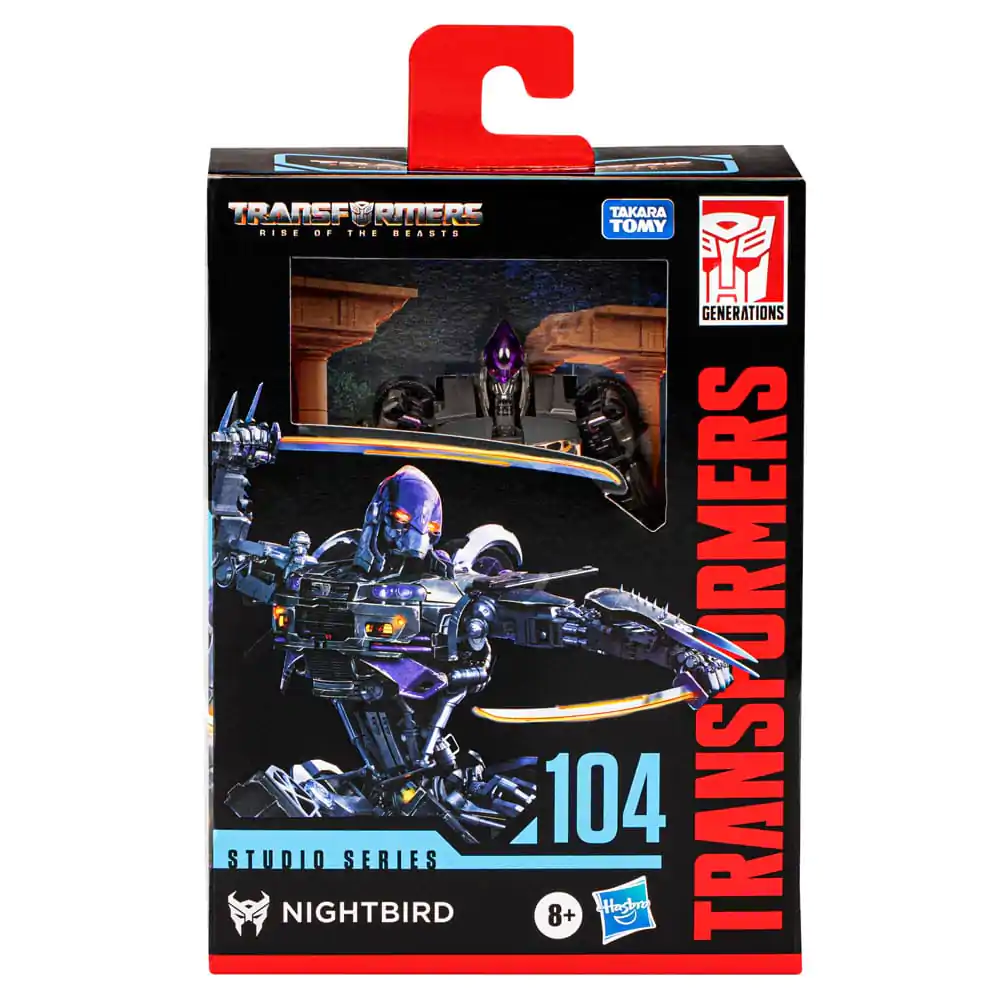 Transformers: Aufstieg der Bestien Generations Studio Series Deluxe Class Actionfigur 104 Nightbird 11 cm Produktfoto