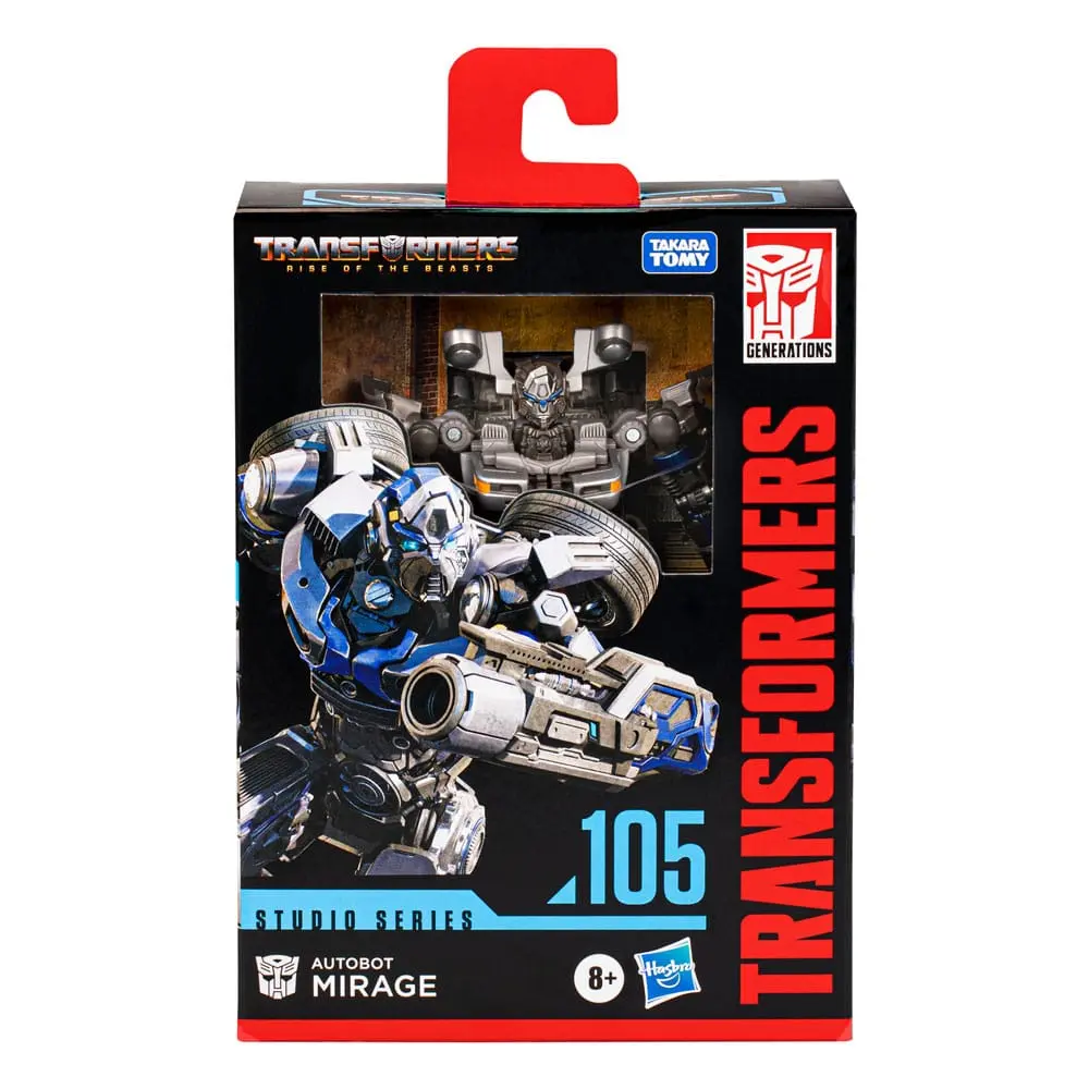 Transformers: Rise of the Beasts Generations Studio Series Deluxe Class Action Figur 105 Autobot Mirage 11 cm Produktfoto