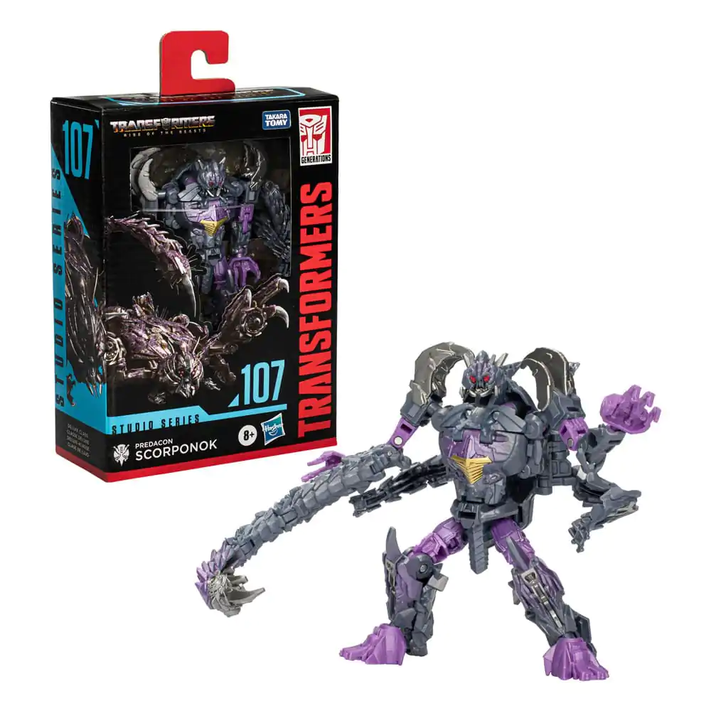 Transformers: Aufstieg der Bestien Generations Studio Series Deluxe Class Actionfigur 107 Predacon Scorponok 11 cm Produktfoto