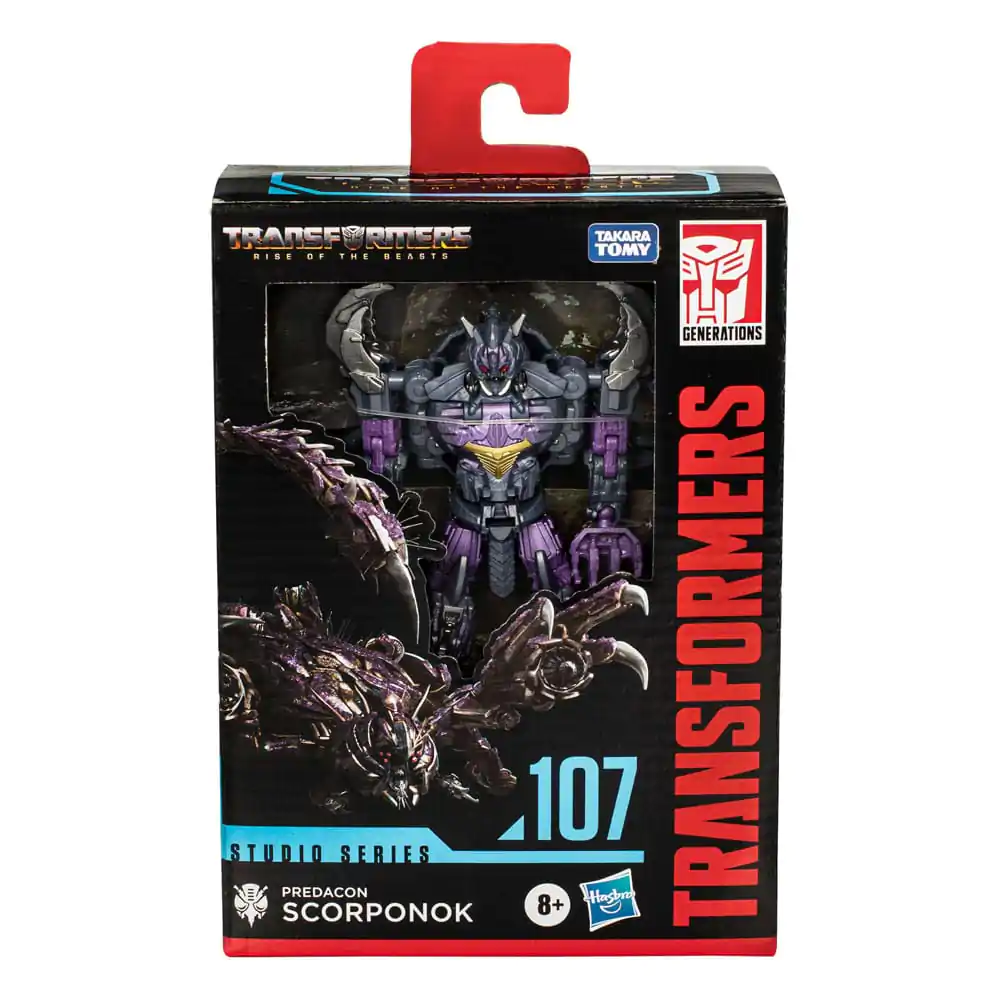 Transformers: Aufstieg der Bestien Generations Studio Series Deluxe Class Actionfigur 107 Predacon Scorponok 11 cm Produktfoto