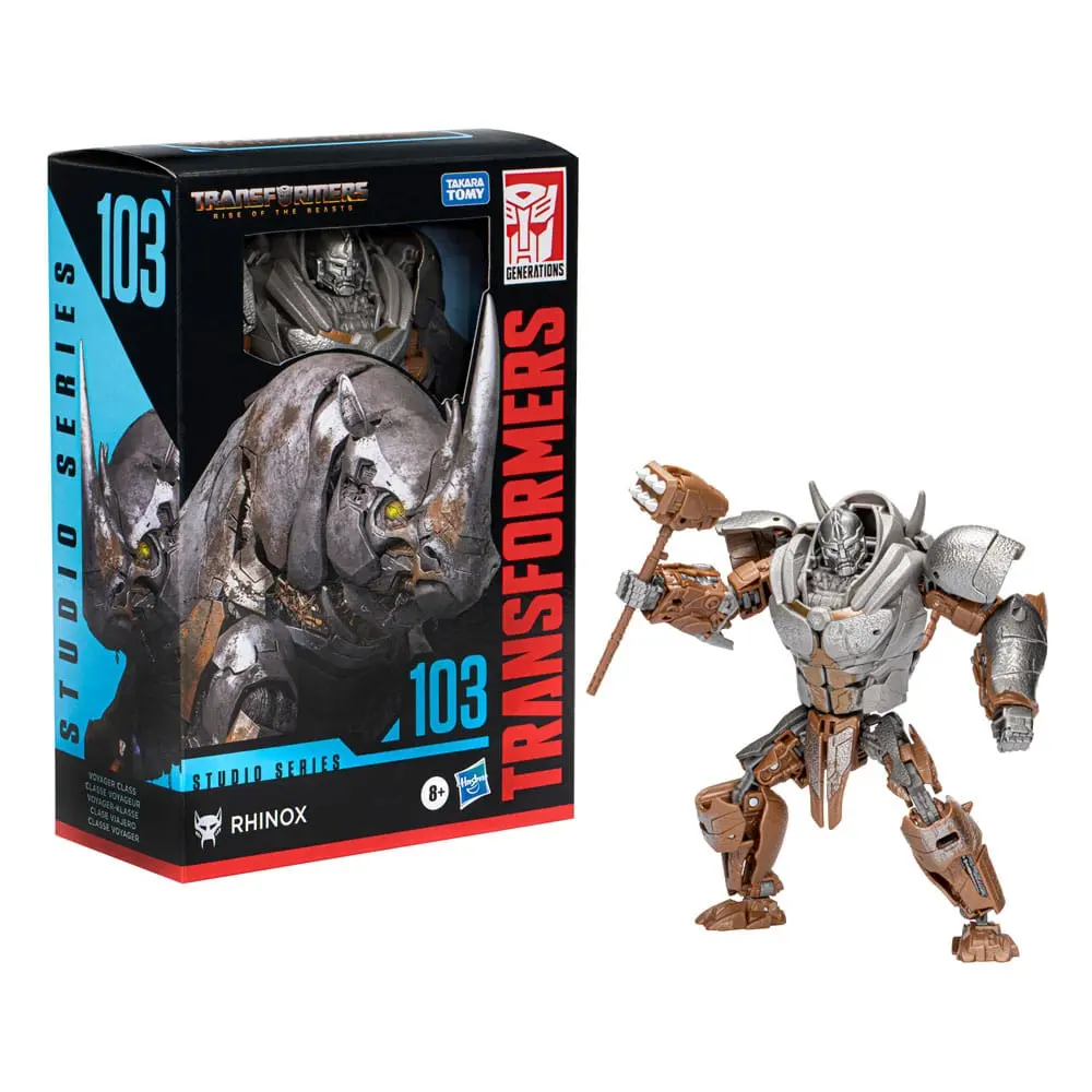 Transformers: Aufstieg der Bestien Studio Series Voyager Class Actionfigur 103 Rhinox 16 cm Produktfoto
