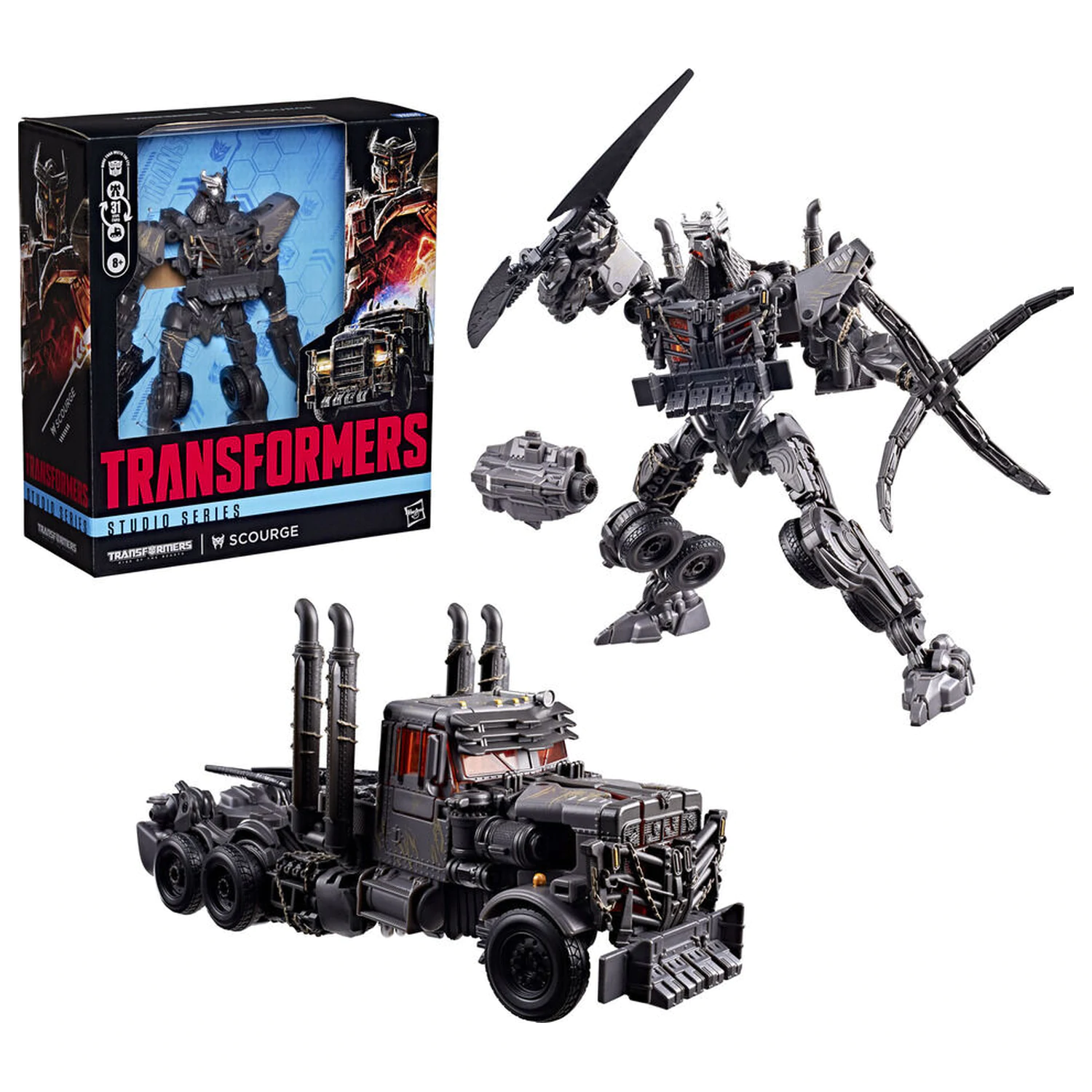 Transformers Rise Of The Beasts - Transformers Studio Series Scourge Figur 21,5cm Produktfoto