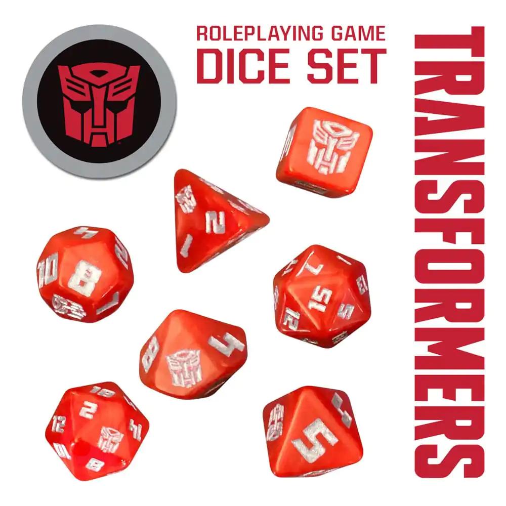 Transformers RPG Würfelset Produktfoto