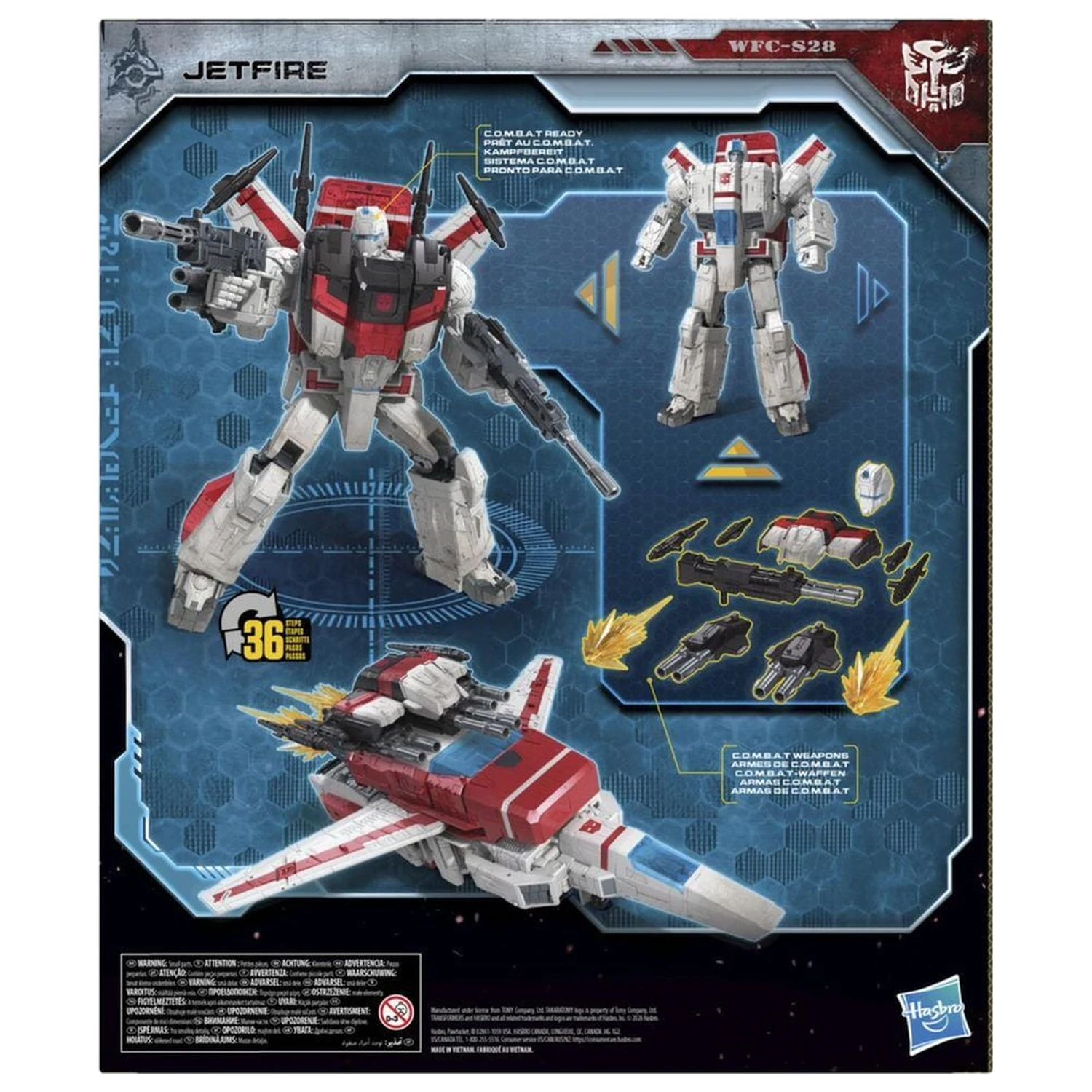 Transformers Siege War for Cybertron Jetfire Figur 28cm Produktfoto