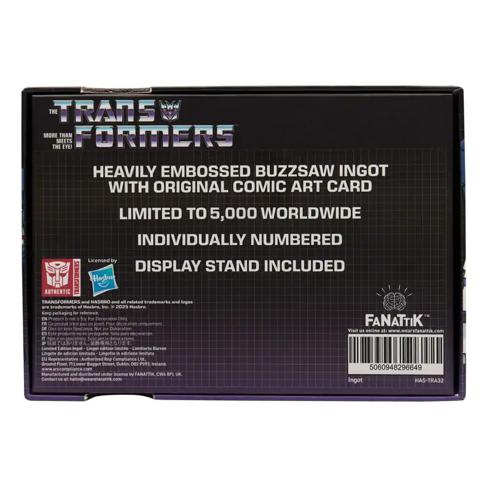 Transformers Replik Soundwave Kassette Limitierte Auflage Produktfoto
