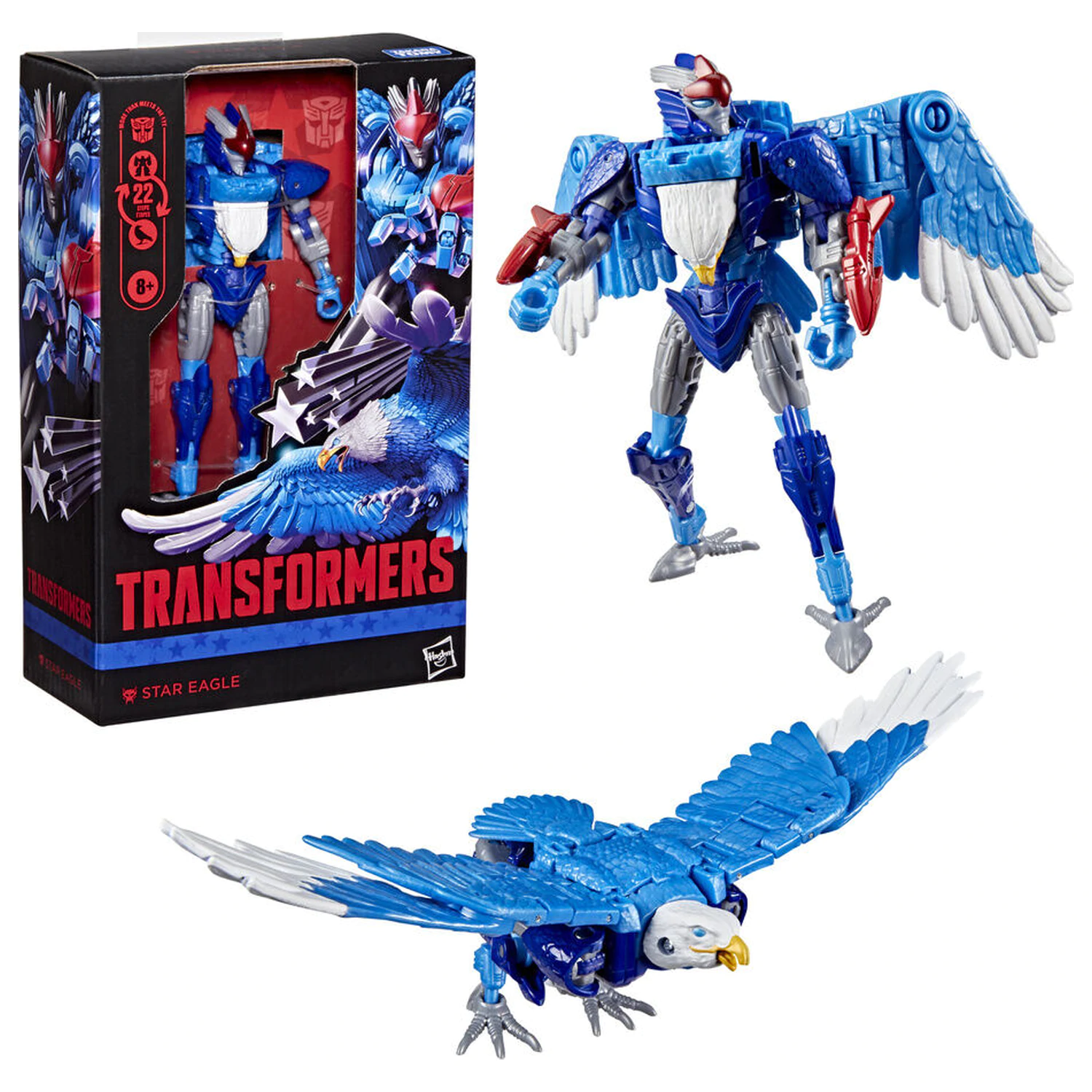 Transformers Star Eagle Figur 11 cm Produktfoto