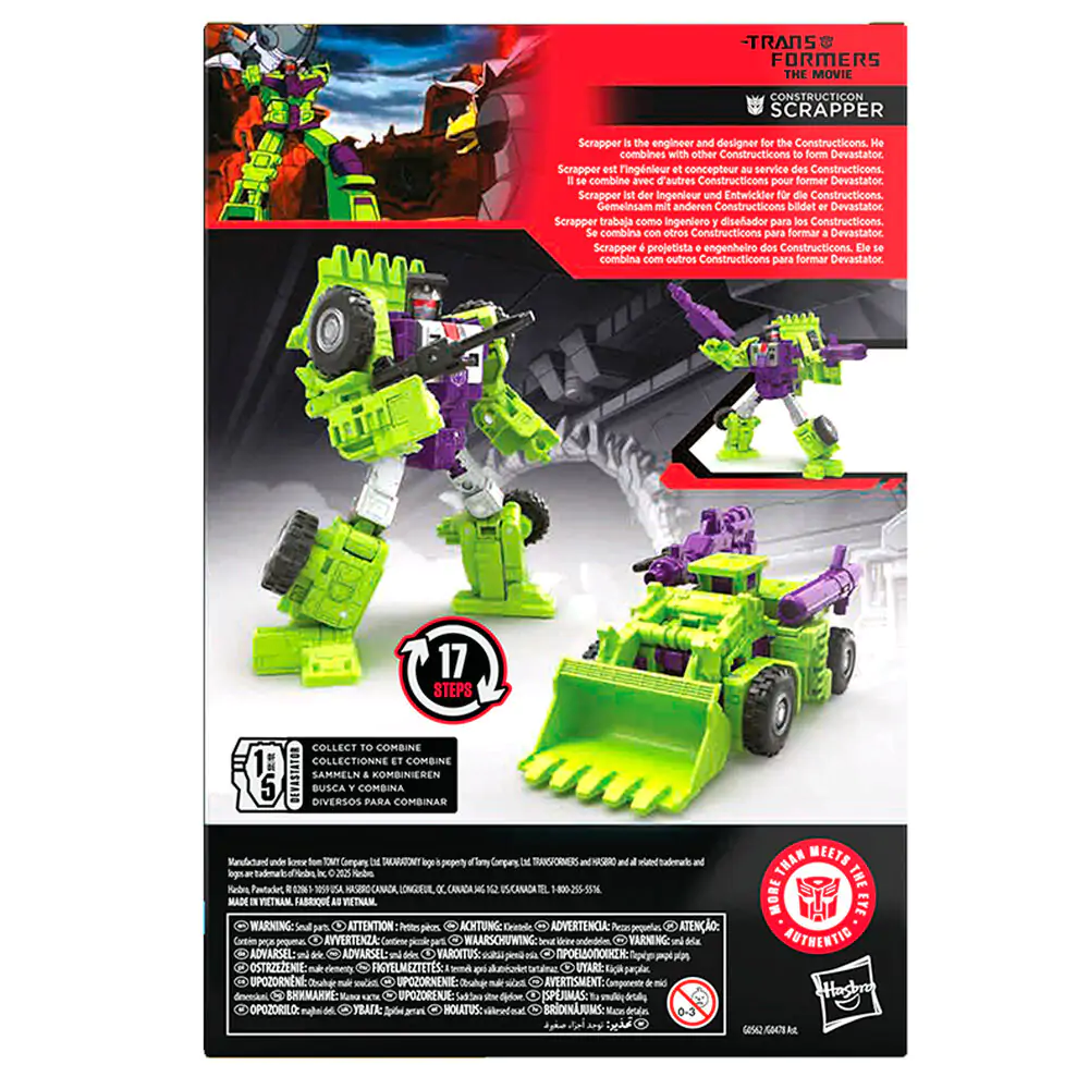 Transformers Studio Series Constructicon Scrapper Figur 16,5cm termékfotó