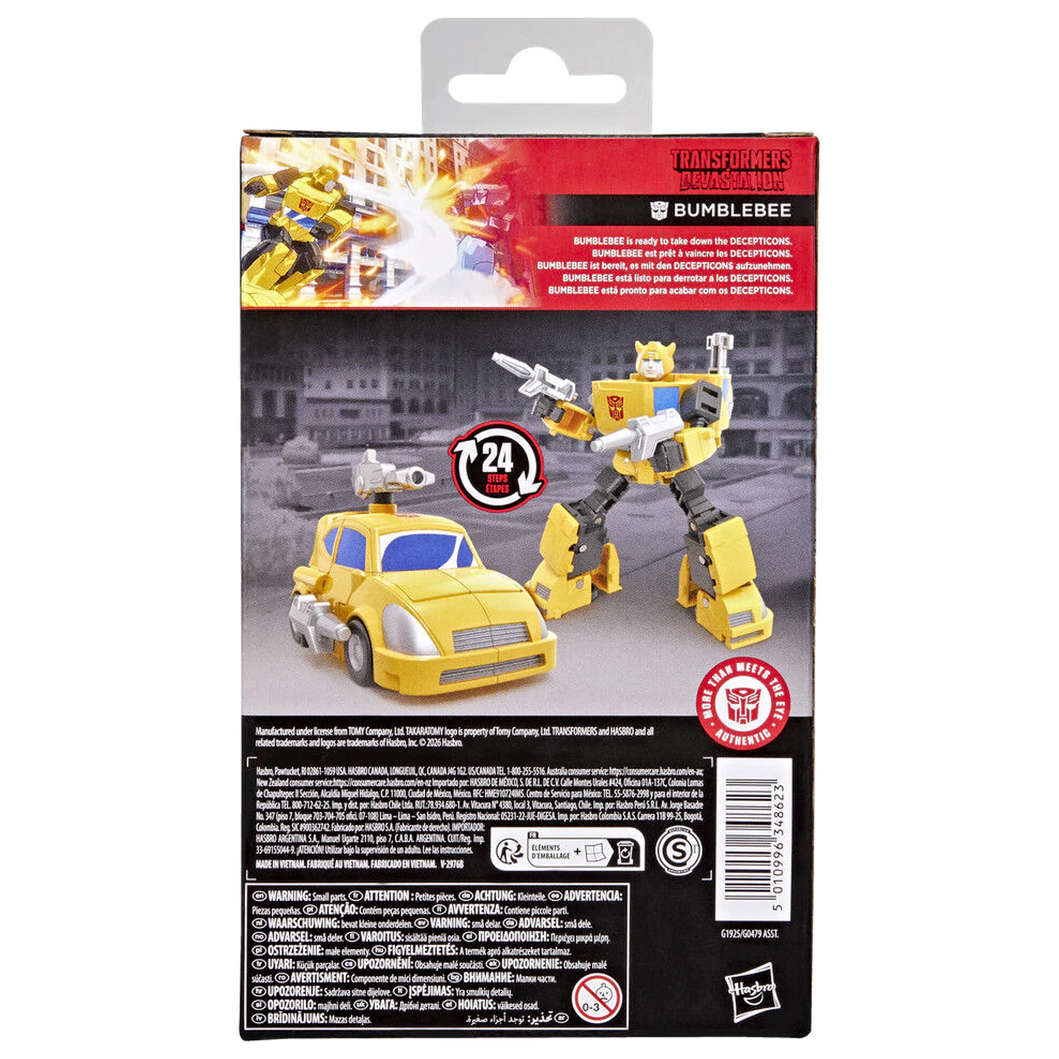 Transformers Studio Series - Transformers Devastation Deluxe Class Bumblebee Figur 10,5 cm Produktfoto