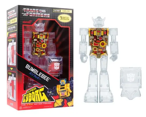 Transformers Super Cyborg Actionfigur Bumblebee (Clear) 28 cm Produktfoto
