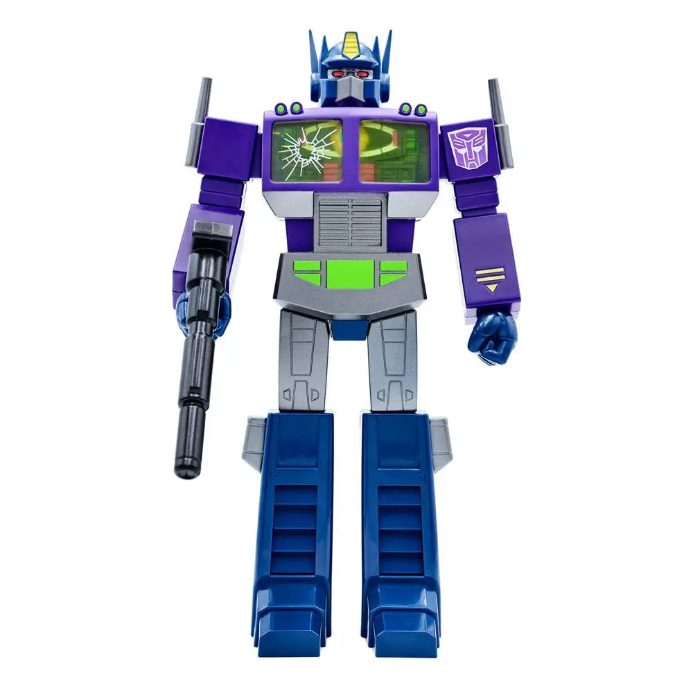 Transformers Super Cyborg Actionfigur Optimus Prime (Shattered Glass Purple) 28 cm Produktfoto