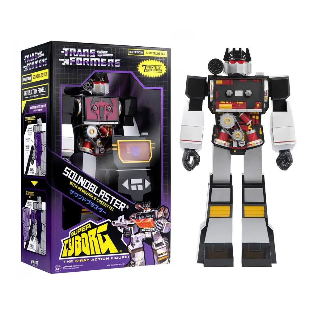 Transformers Actionfigur Super Cyborg Soundwave (Soundblaster) 28 cm Produktfoto