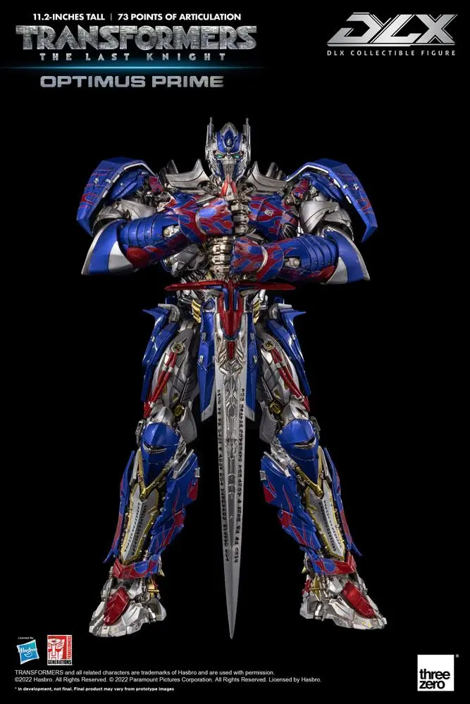 Transformers: The Last Knight DLX Action Figur 1/6 Optimus Prime 28 cm Produktfoto