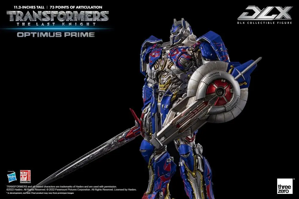 Transformers: The Last Knight DLX Action Figur 1/6 Optimus Prime 28 cm Produktfoto