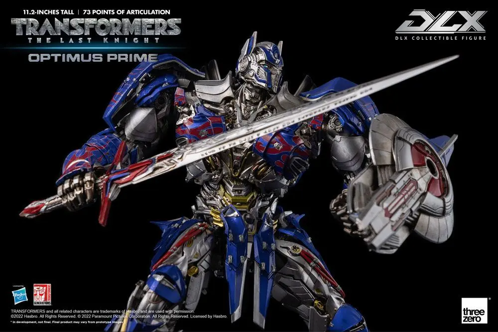Transformers: The Last Knight DLX Action Figur 1/6 Optimus Prime 28 cm Produktfoto