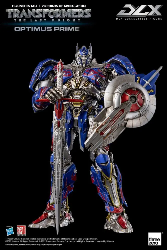 Transformers: The Last Knight DLX Action Figur 1/6 Optimus Prime 28 cm Produktfoto