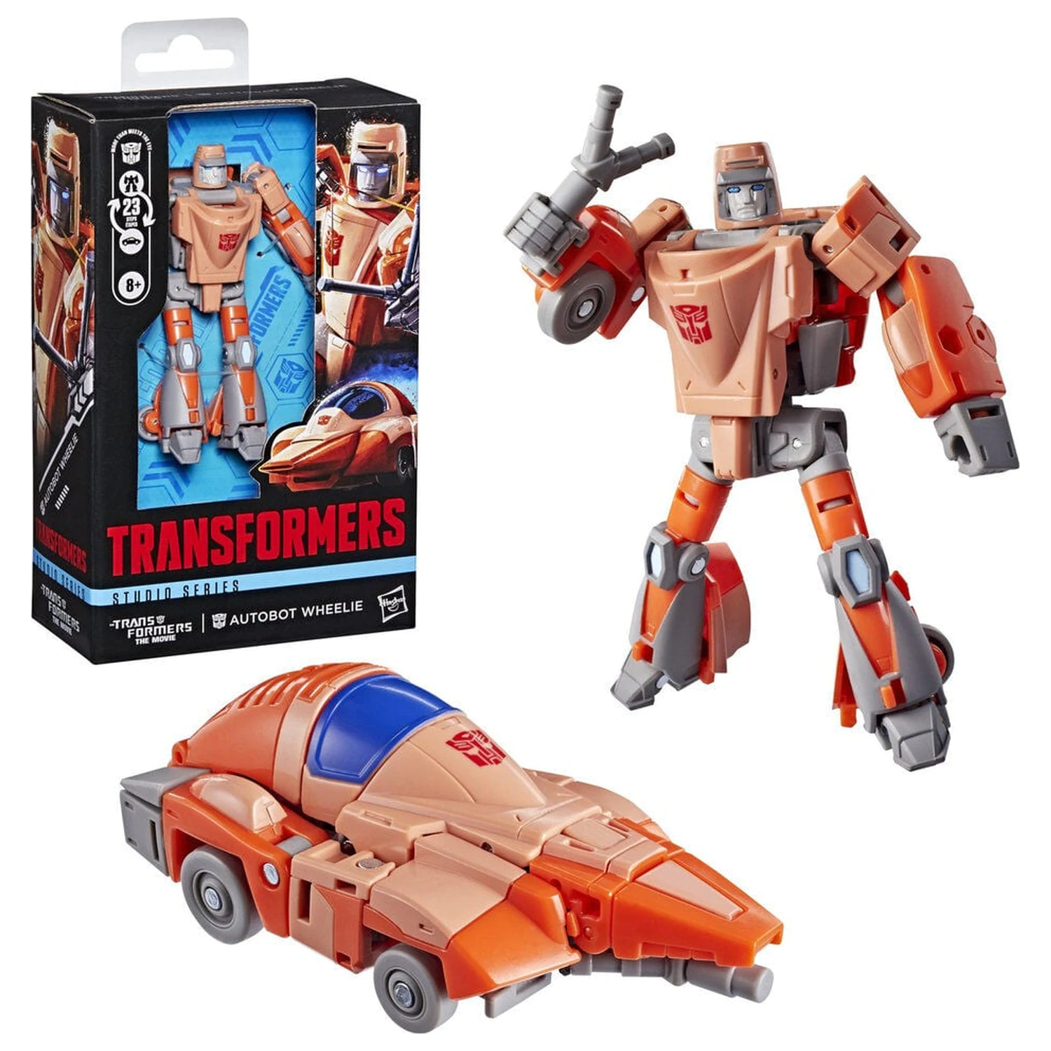 Transformers The Movie Autobot Wheelie Figur 11,4 Zentimeter Produktfoto