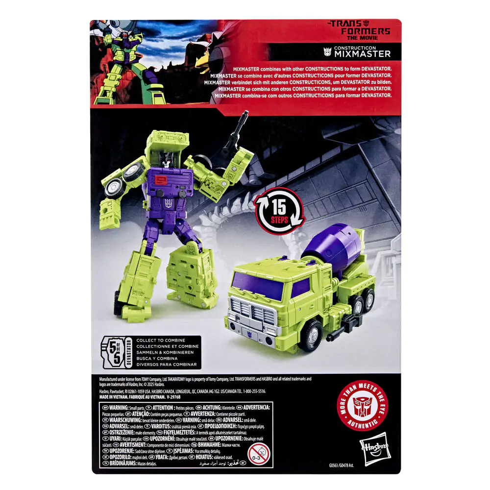 Transformers the Movie Studio Series Constructicon Mixmaster Figur 11,5 cm Produktfoto