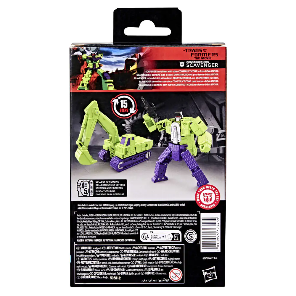 Transformers the Movie Studio Series Constructicon Scavenger Figur 11,5 cm Produktfoto