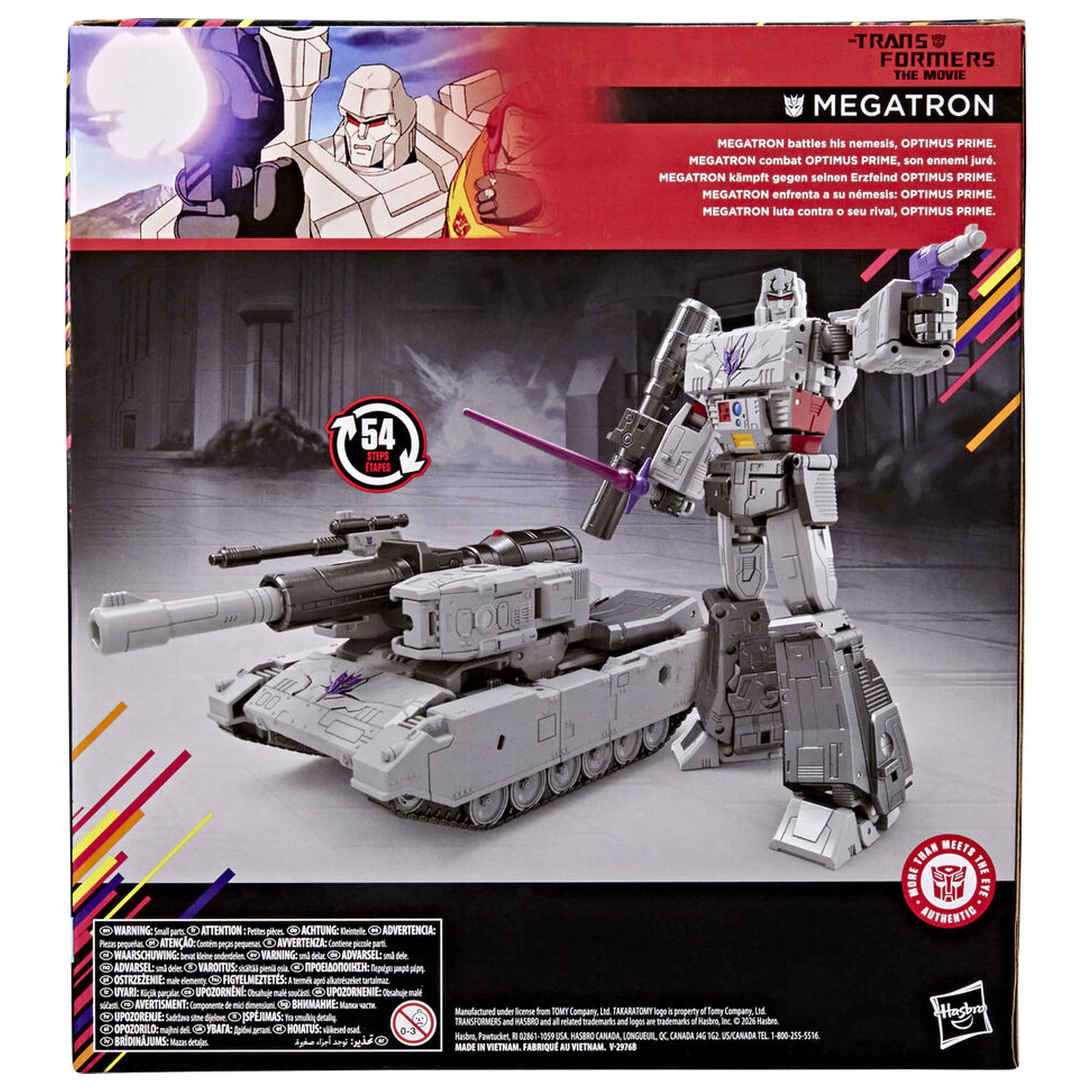 Transformers The Movie Studio Series One Shall Stand Megatron Figur 21,5 cm Produktfoto
