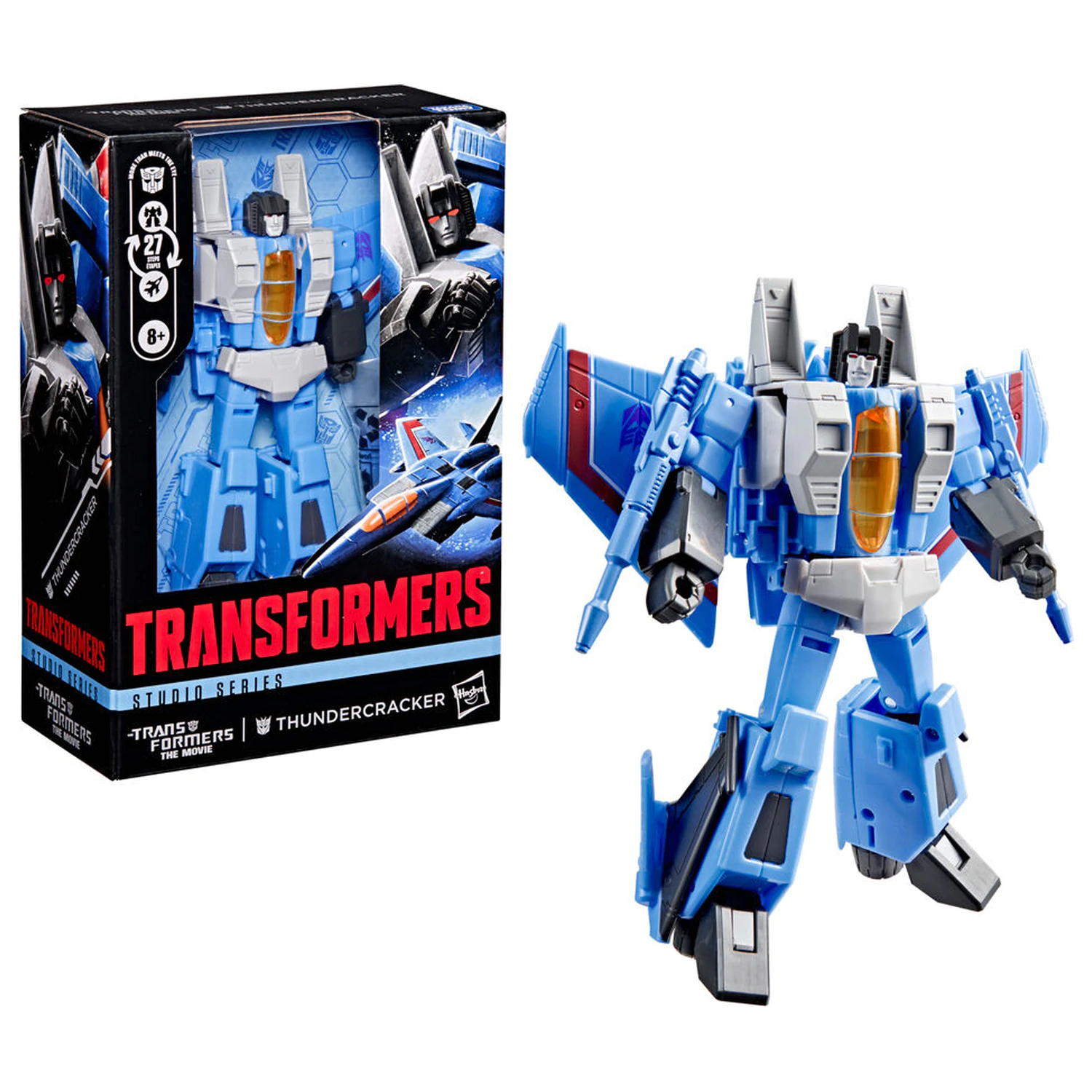 Transformers The Movie Voyager Class Thundercracker Figur 16,5cm Produktfoto