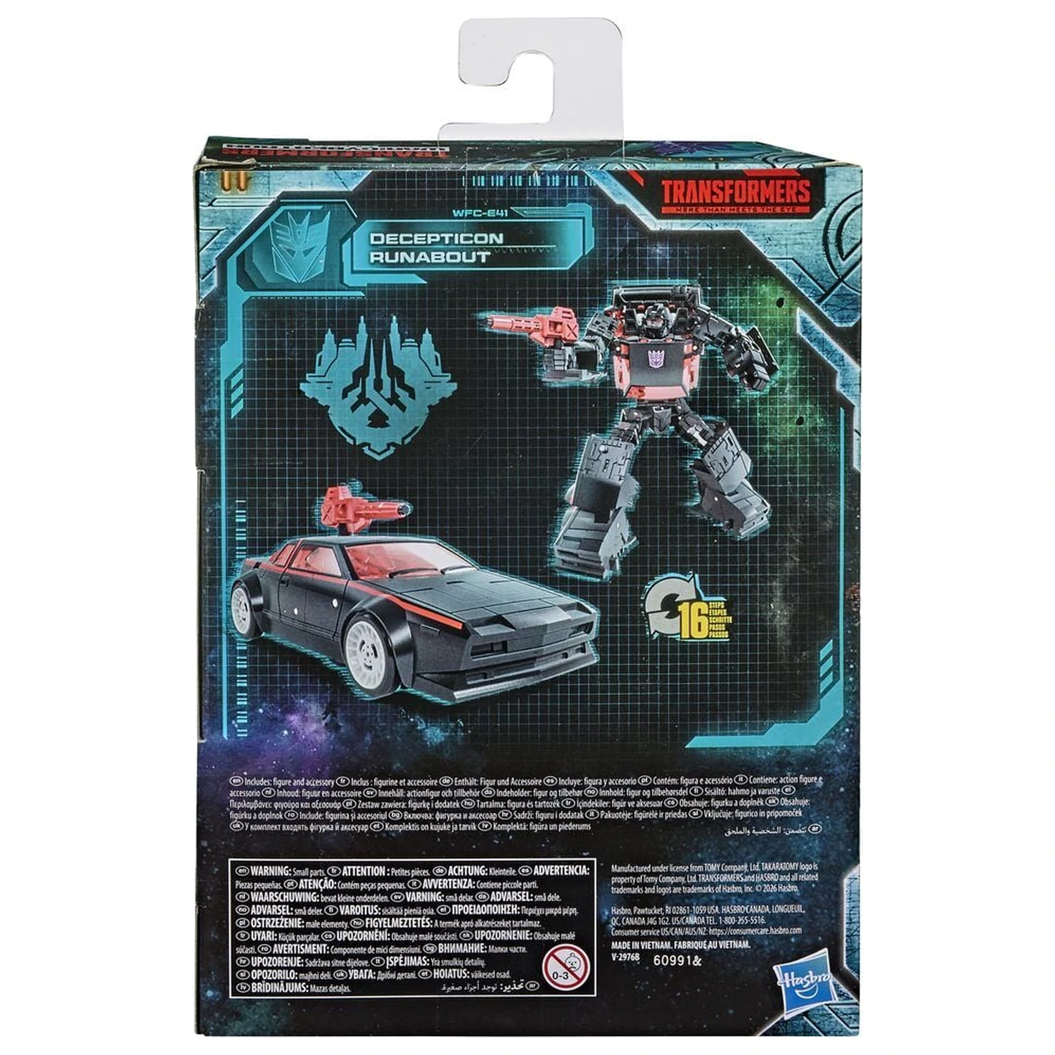 Transformers - Transformers Earthrise War For Cybertron Trilogy Decepticon Ronabout Figur 14cm Produktfoto