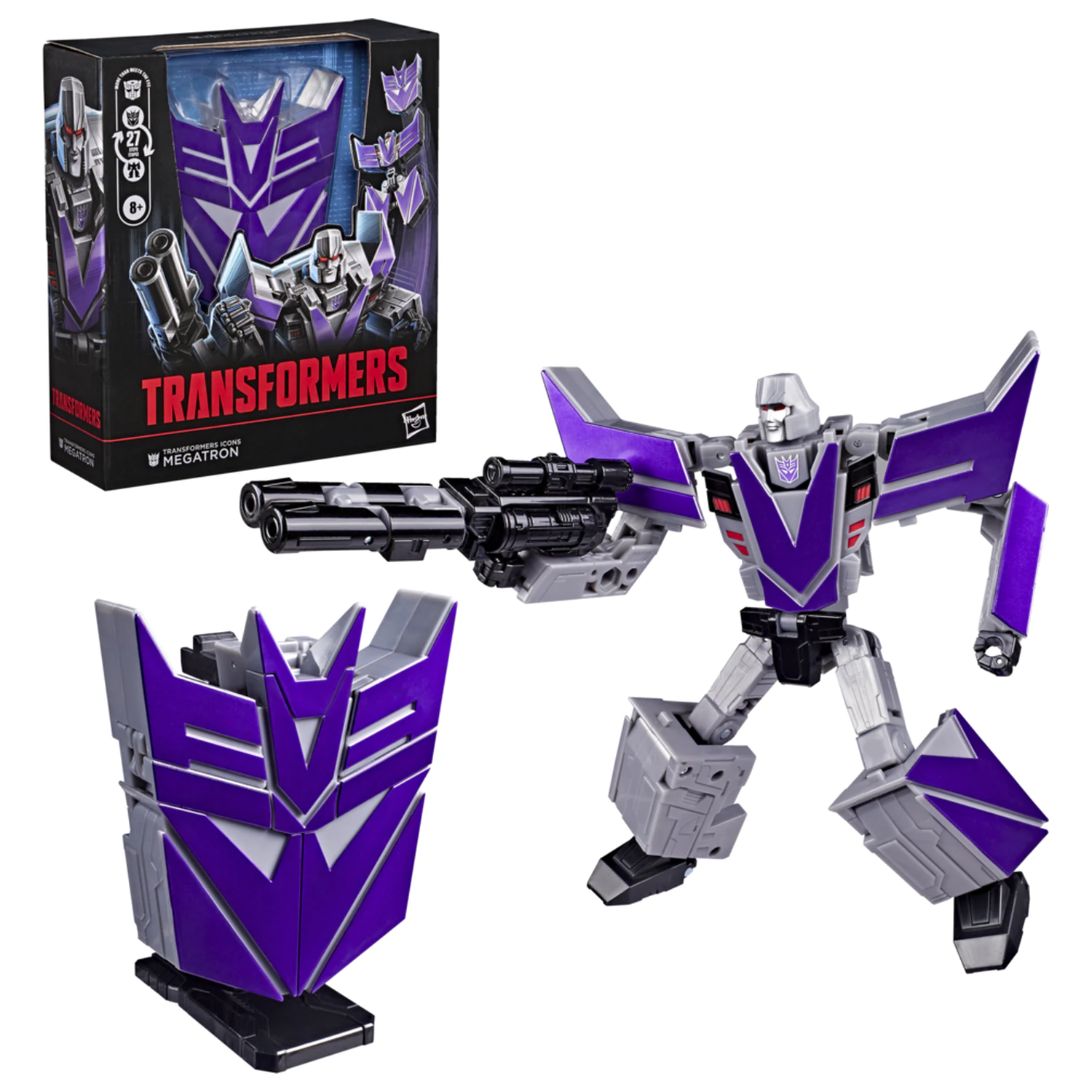 Transformers - Transformers Icons Megatron Figur 17 cm Produktfoto