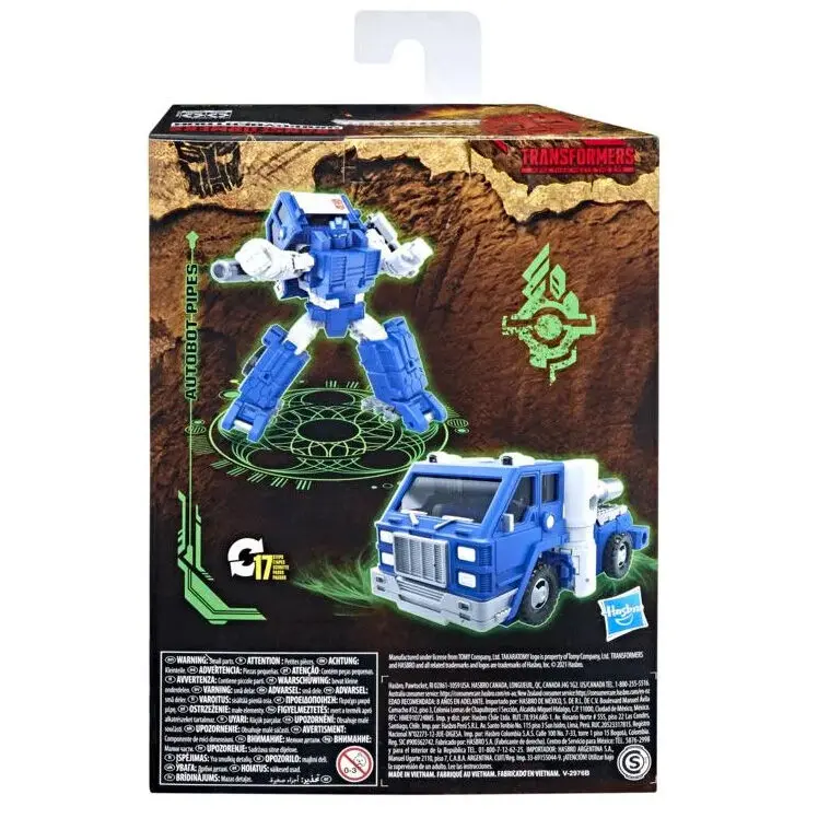 Transformers War For Cybertron Kingdom Autobot Pipes Figur 14cm Produktfoto