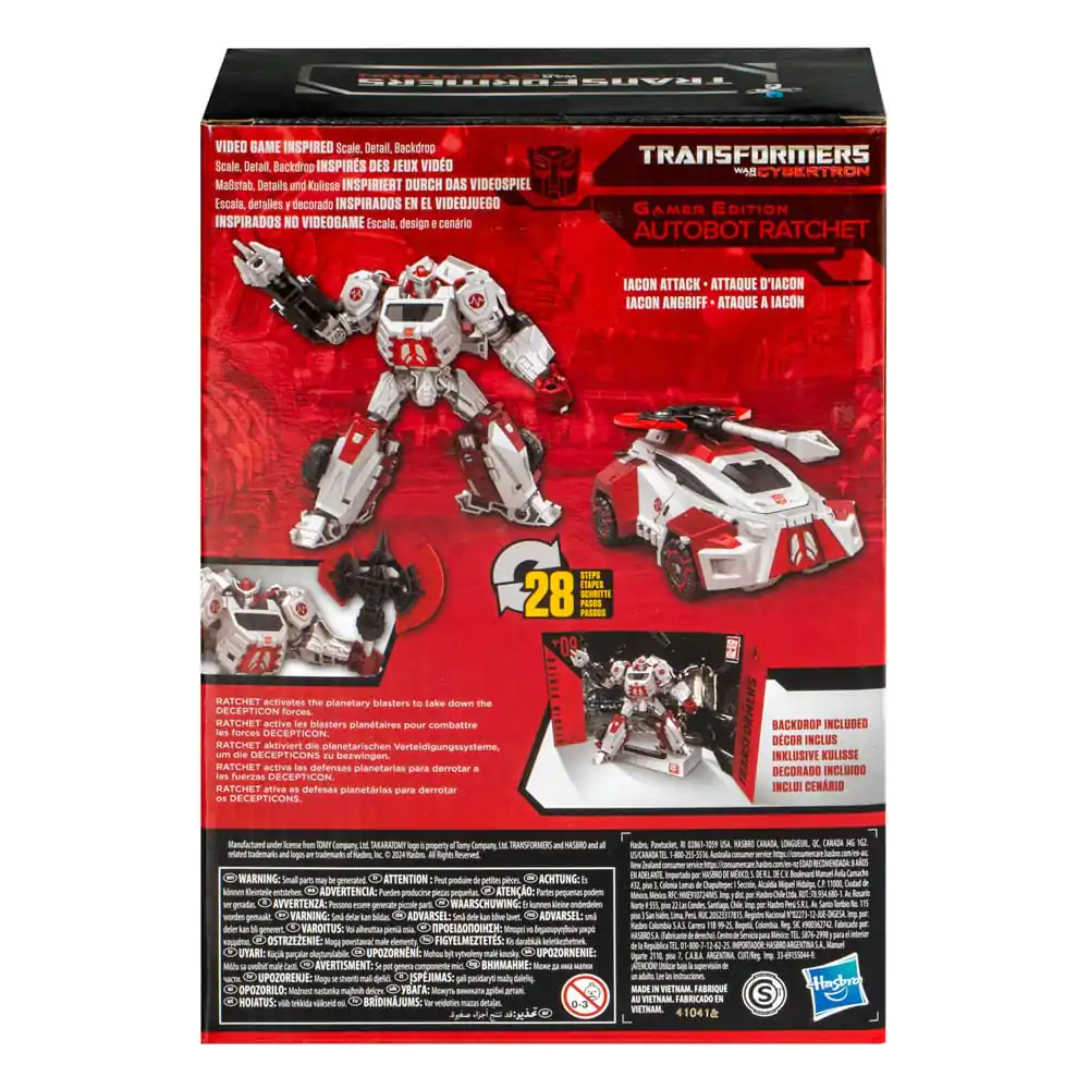 Transformers: War for Cybertron Studio Series Voyager Class Actionfigur Gamer Edition Autobot Ratchet 16 cm Produktfoto