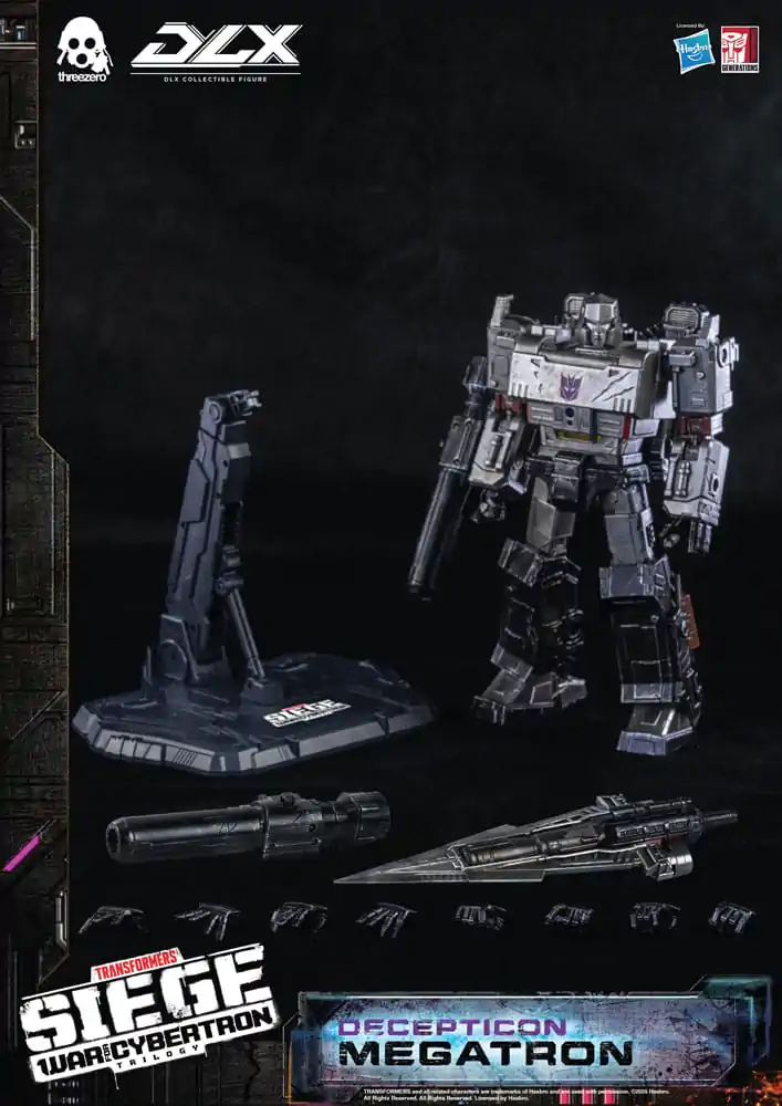 Transformers: War for Cybertron Trilogy DLX Actionfigur 1/6 Megatron 25 cm Produktfoto