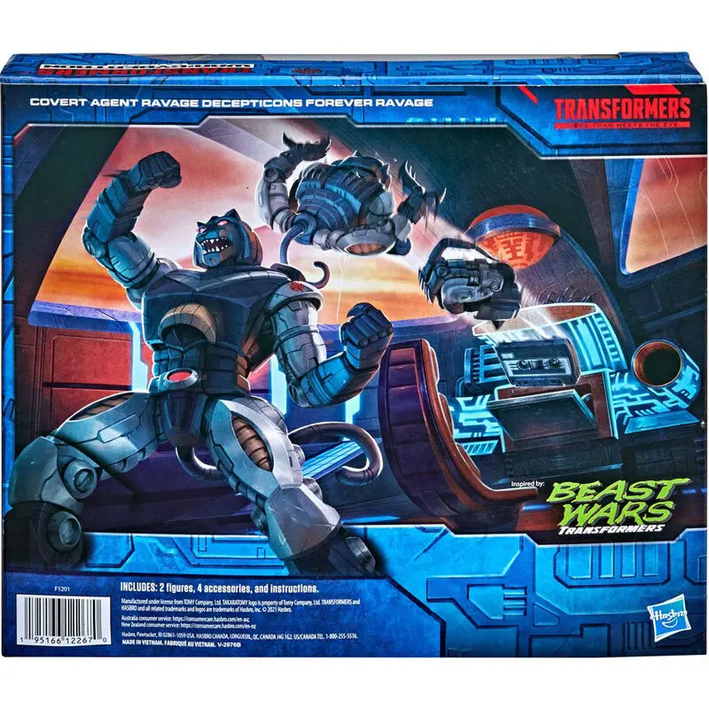 Beast Wars: Transformers WFC Deluxe Actionfiguren Covert Agent Ravage & Decepticon Forever Ravage Produktfoto