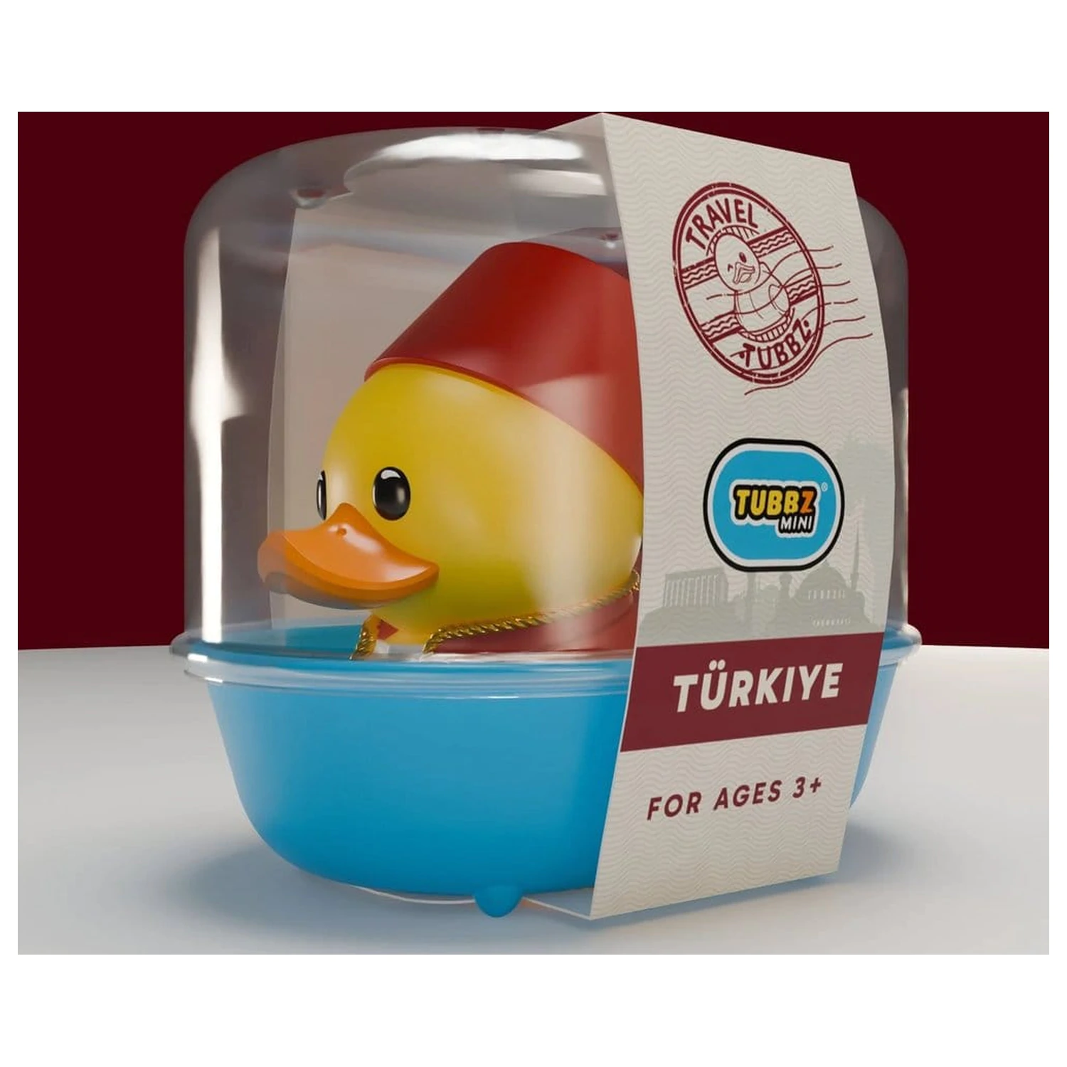 Travel Tubbz Mini PVC Figur Turkey 5 cm Produktfoto